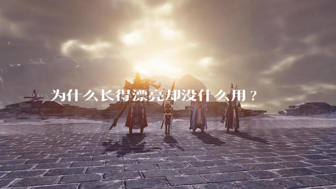 为什么长得漂亮却没什么用?