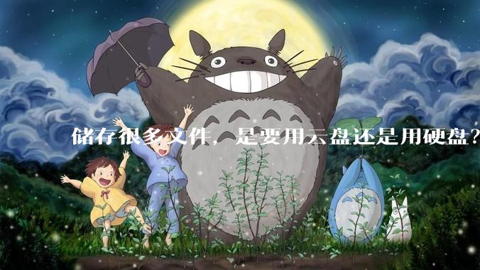 储存很多文件，是要用云盘还是用硬盘？
